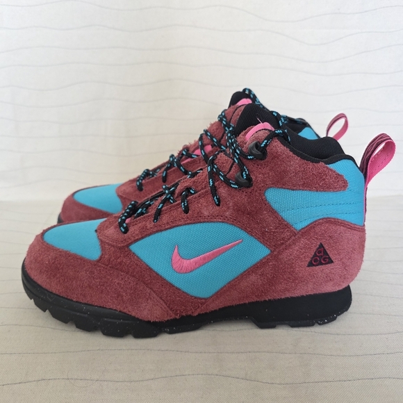 Nike Mens ACG Torre Waterproof Mid Team Red Dusty Hiker Shoes FD0212-600 Sz 9.5 - Picture 2 of 12